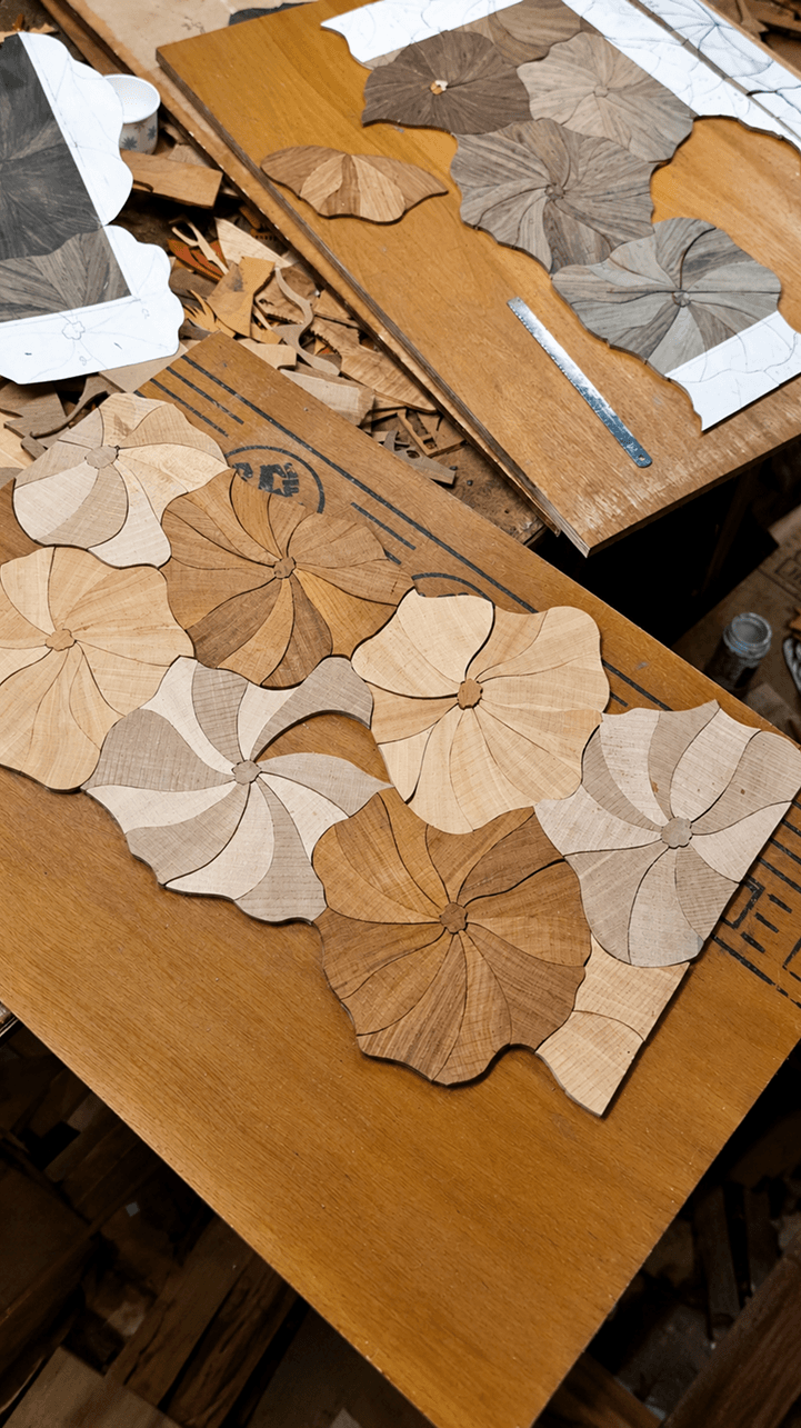 Blooming template drafting