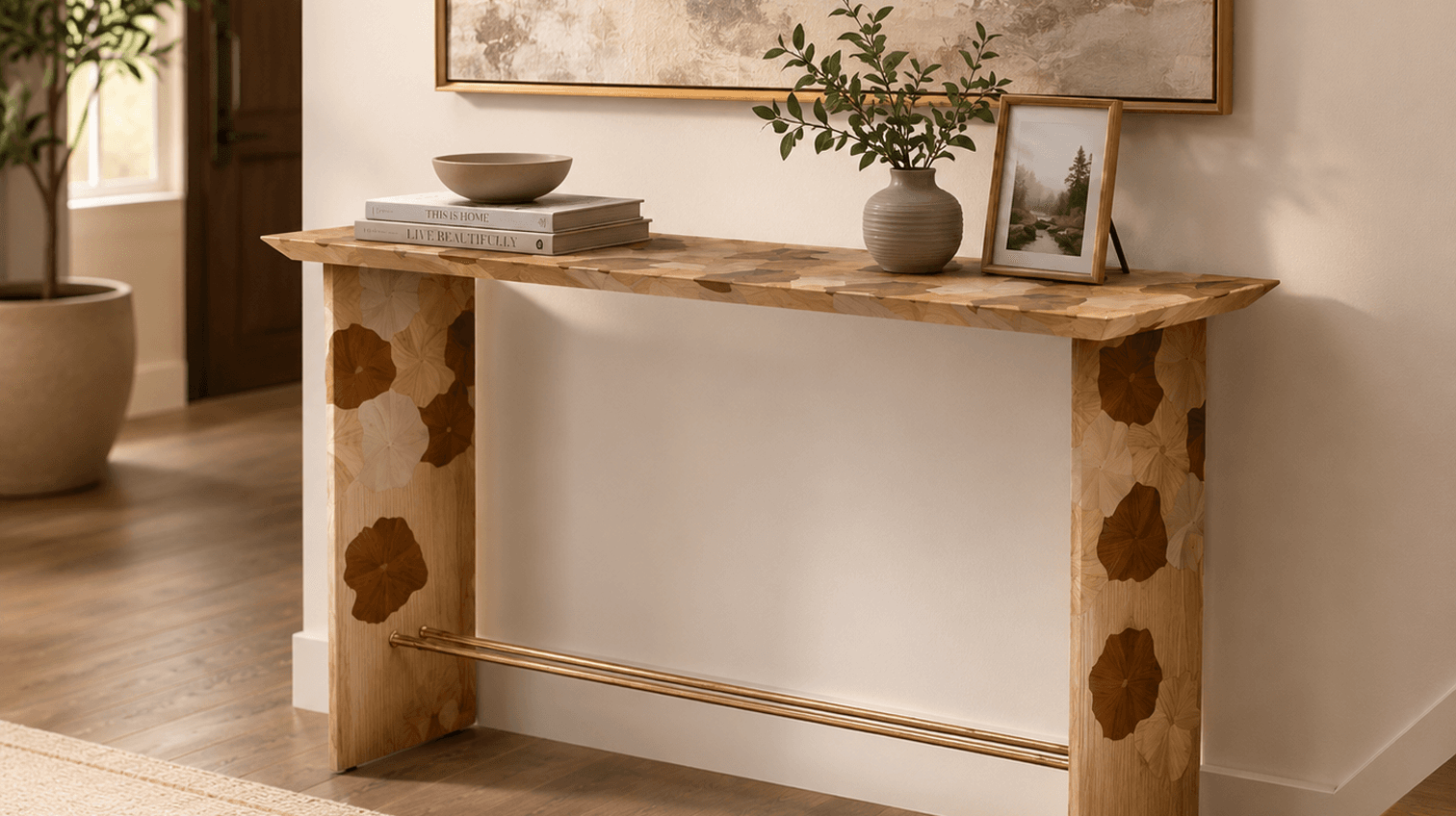 Now & Then Handcrafted Console Table